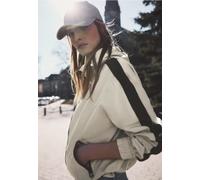Windbreaker STREET ONE STUDIO, Damen, Gr. 34, powder beige, Stoff, Obermaterial: 100% Polyester; Futter: 100% Polyester, unifarben, normal normal, ohne Ausschnitt, elastischer Bund, Jacken Windbreaker