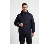 Windbreaker NAPAPIJRI "Rainforest", Herren, Gr. XXL, blu marine, Obermaterial: 100% Polyamid, Jacken Windbreaker, mit verstellbarer Kapuzenkante, windabweisend, wasserabweisend (95125354-XXL) blu mari