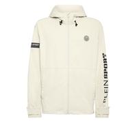 Windbreaker PLEIN SPORT "Scratch", Herren, Gr. 5XL, grau (10, grau), Obermaterial: 89% Polyamid, 11% Elasthan; Futter: 100% Polyester, Jacken Windbreaker (42004862-5XL) 10, grau