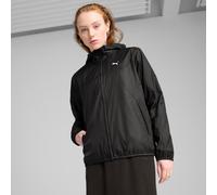 Windbreaker PUMA "ESS REGULAR WINDBREAKER", Damen, Gr. XS, schwarz (puma schwarz), Obermaterial: 100% Polyester, unifarben, regular fit normal, Jacken Windbreaker, mit Kapuze, wasserabweisend, elastis