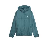 Windbreaker PUMA "Essentials Regular Windjacke Jugendliche", Mädchen, Gr. 128, emerald ice grün, Obermaterial: 100% Polyester. Taschenfutter: 100% Polyester, Jacken Windbreaker (82343735-128) emerald
