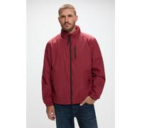 Windbreaker STREET ONE MEN, Herren, Gr. L (42), rot (rustic rot), Stoff, Obermaterial: 100% Polyester; Futter 100% Polyester, unifarben, normal normal, hoch geschlossener Ausschnitt, Bündchen, Jacken,