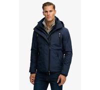 Windbreaker SUPERDRY "HOODED MTN WINDBREAKER JACKET", Herren, Gr. XXL, richest navy, Web, Obermaterial: 100% Polyester, unifarben, regular fit normal, Jacken Windbreaker (16418048-XXL) richest navy