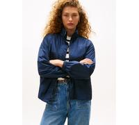 Windbreaker TOMMY HILFIGER "UL NYLON PACKABLE WINDBREAKER", Damen, Gr. XXXL (46), blau (schwarz night navy), Web, Obermaterial: 100% Polyamid, unifarben, casual, regular fit, hoch geschlossener Aussch