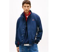 Windbreaker TOMMY JEANS "TJM HERITAGE FLAG", Herren, Gr. 3XL, schwarz night navy, Web, Obermaterial: 100% Nylon, regular fit normal, Rundhals, eingesetzt elastischer Bund, Jacken Windbreaker, Regular