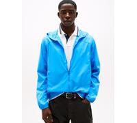 Windbreaker TOMMY JEANS "TJM SHELL JACKET EXT", Herren, Gr. 4XL, blau (copenhagen blau), Web, Obermaterial: 100% Polyamid, unifarben, regular fit normal, Rundhals, eingesetzt elastischer Bund, Jacken