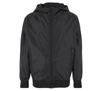 Windbreaker URBAN CLASSICS "Urban Classics Kids Boys Windbreaker", Mädchen, Gr. 110/116, schwarz, 100% Polyamid, unifarben, normal, ohne Ausschnitt, Jacken Windbreaker (10514257-110) schwarz