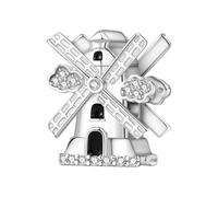 Windmühle Perle Charme, Charme für Armband, kompatibel mit Pandora Armband Halskette