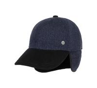 Windproof Cap mit Ohrenklappen - dunkelblau / S (54-55 cm)