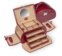 WINDROSE Merino Jewelry Box Round 2 Red