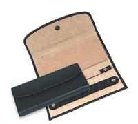 Windrose Beluga Schmuckkasten Leder 20 cm schwarz