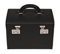 Windrose Beluga Schmuckkasten Leder 26.5 cm schwarz