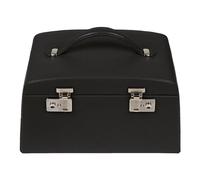 Windrose Beluga Schmuckkasten Leder 29.5 cm schwarz
