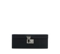 Windrose Beluga Schmuckkasten schwarz, Leder, Unisex