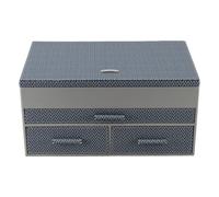 Windrose Calma Schmuckkasten groß Grau Schmuckkoffer