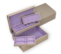 Windrose Charmbox Merino Moda – mit 2 herausnehmbaren Einsätzen – Beige