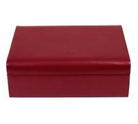 Windrose Merino Schmuckkasten 30.5 cm rot