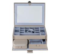 Windrose Corbello - Schmuckkoffer L 28 cm (taupe)