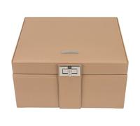 Windrose Schmuckkoffer Marvella M – mit Reiseetui, Lederimitat, 21,5 cm – Camel – Damen