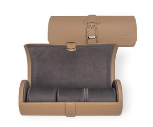 Windrose Marvella - Uhrenetui (für 3 Uhren) 21.5 cm (camel)