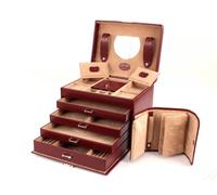 WINDROSE Merino Moda Jewelry Box Red