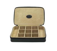 Windrose Merino Schmuckbox 23 cm Schwarz