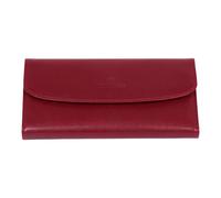 Windrose Merino Schmuckkasten Leder 20 cm rot