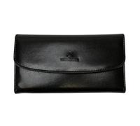 Windrose Merino Schmuckkasten Leder 20 cm schwarz