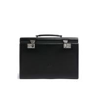 Windrose Schmuckkoffer Merino Schwarz Schmuckkoffer