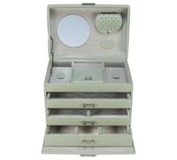 Windrose Merino - Schmuckkoffer 24.5 cm (salbei)