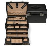 Windrose Ambiance 5 Etagen Schmuckkasten schwarz