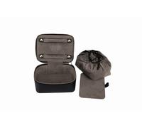 Windrose Schmucketui Klein Nappa Schwarz Etui