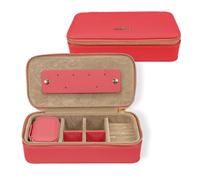 Windrose Schmucketui M mit Reisverschluss Aurora/koralle