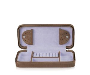 Windrose Schmuckkästchen Corbello - Schmuckbox für die Reise - Mokka