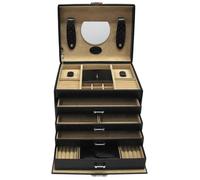 Windrose Schmuckkästchen Merino 803696 (neu) schwarz