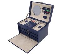 Windrose Schmuckkästchen Merino Moda 803671 dunkelblau