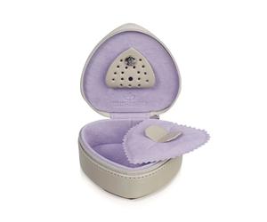 Windrose Schmuckkästchen Merino Moda - Kleine Herzdose - Beige