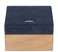 Windrose Schmuckkästchen Wood 803929 flechtoptik blau
