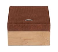 Windrose Schmuckkästchen Wood 803929 flechtoptik braun