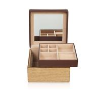 Windrose Schmuckkasten Klein Wood Braun Schmuckkoffer