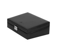 Windrose Schmuckkassette Merino Schwarz Schmuckkassette