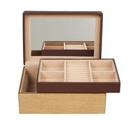 Windrose Schmuckkasten Klein Wood Braun Schmuckkoffer