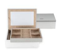 Windrose Calma Schmuckkasten 26 cm weiss