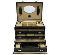 Windrose Schmuckkasten Merino 803668 schwarz