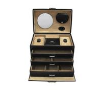 Windrose Schmuckkästchen Merino 803671 schwarz