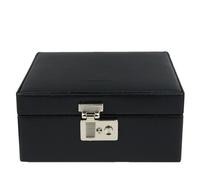 Windrose Schmuckkoffer Beluga Schwarz Schmuckkoffer