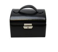 Windrose Schmuckkoffer Klein Merino Moda Schwarz Schmuckkoffer