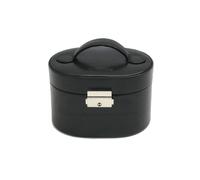Windrose Schmuckkoffer Klein Merino Schwarz Schmuckkoffer