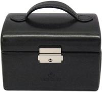 Windrose Schmuckkoffer Klein Merino Schwarz Schmuckkoffer