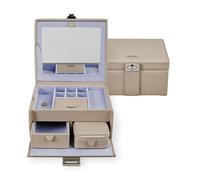 Windrose Schmuckkoffer M mit Einsatz Corbello/taupe